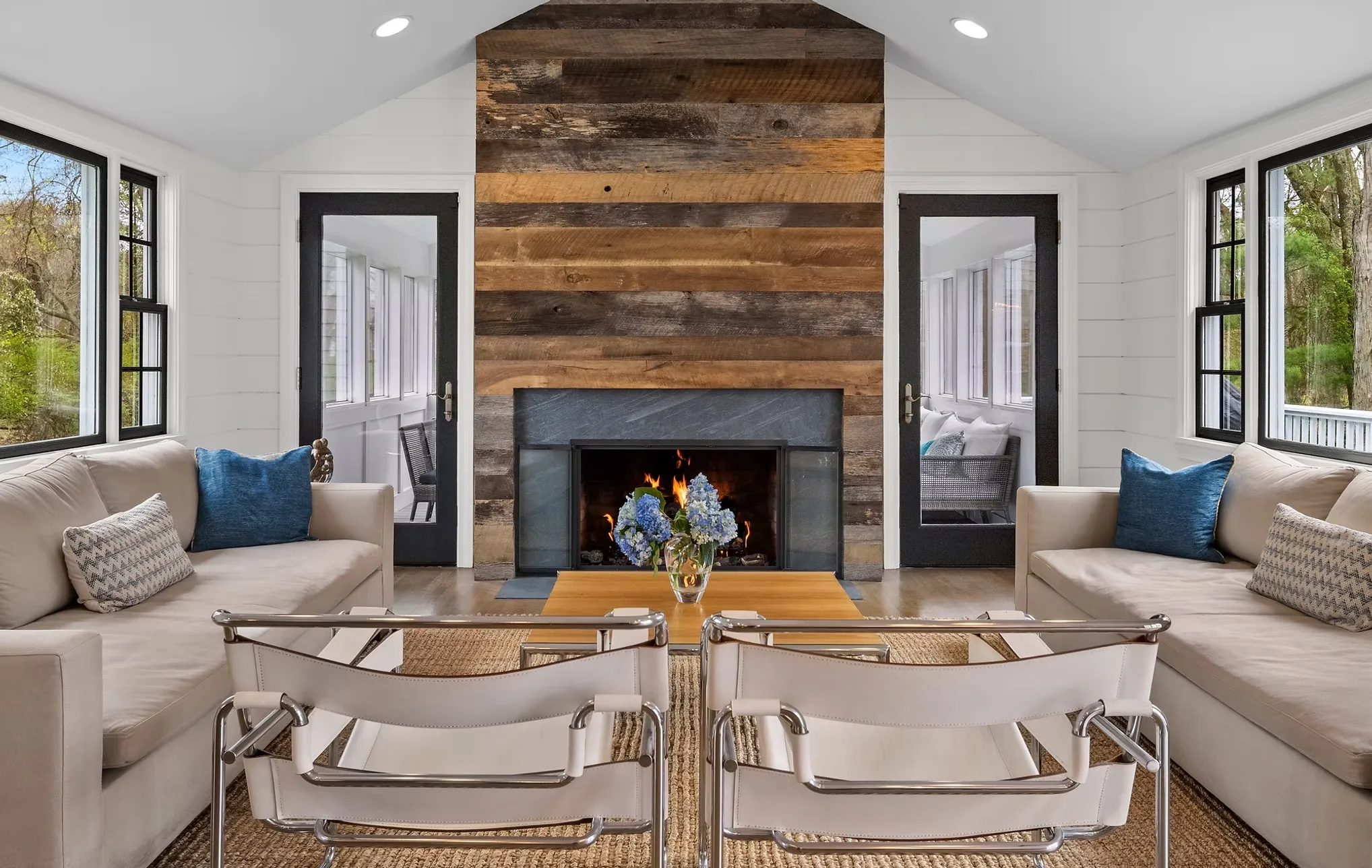 Elegant family living room built by Westport Family Homes