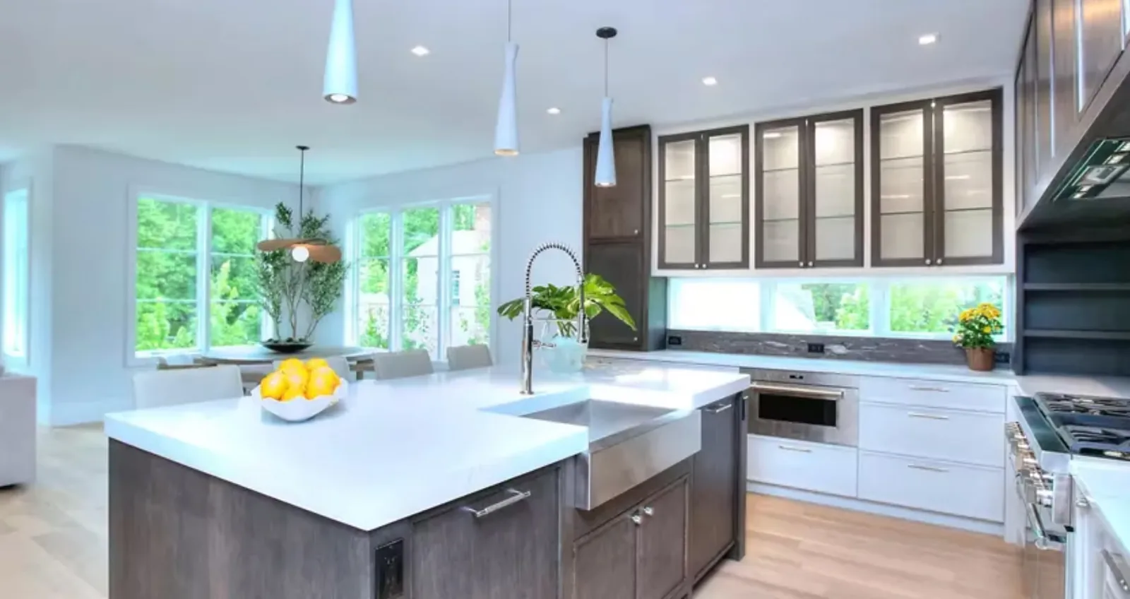 Open-concept kitchen in a Westport Family Homes property